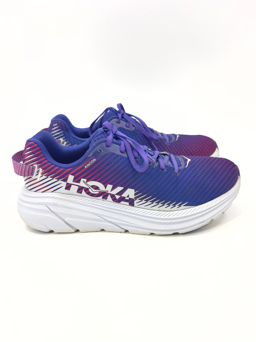 Hoka One One Rincon 2 Womens Size 9 Clematis Blue Arctic Ice Sneakers Shoes